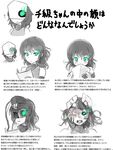  ? aqua_eyes bare_shoulders black_hair blush chi-class_torpedo_cruiser commentary_request cyborg ebizome embarrassed glowing glowing_eyes kantai_collection mask mask_removed pale_skin scar shinkaisei-kan sketch translation_request 