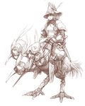  armor dodrio medieval monochrome pokemon sword weapon 