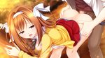  1girl areolae ass bent_over blush breasts censored forest game_cg hairband kimishima_ao legs mitsu_king mosaic_censoring nature nipples no_bra no_panties open_clothes open_mouth orange_hair otome_ga_kanaderu_koi_no_aria penis red_eyes saliva sex short_hair skirt skirt_lift small_breasts sunlight sweat thighs tree trees tsukahara_izumi vaginal yukishiro_kotori zinno 