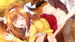  1girl areolae ass bent_over blush breasts censored cum cum_in_pussy eyes_closed forest game_cg hairband kimishima_ao legs mitsu_king mosaic_censoring nature nipples no_bra no_panties open_clothes open_mouth orange_hair otome_ga_kanaderu_koi_no_aria penis saliva sex short_hair skirt skirt_lift small_breasts sunlight sweat thighs tree trees tsukahara_izumi vaginal yukishiro_kotori zinno 