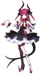  :d armpits asymmetrical_horns bangs black_dress blue_eyes boots claws demon_girl demon_tail diamond_(shape) dress elizabeth_bathory_(fate) elizabeth_bathory_(fate)_(all) fate/extra fate/extra_ccc fate_(series) fingernails flat_chest frills full_body gothic_lolita gradient_hair hair_ribbon high_heels highres horns knee_boots lolita_fashion long_fingernails long_hair long_sleeves looking_at_viewer multicolored_hair nail_polish no_bra official_art open_mouth outstretched_arm petticoat pink_hair pointy_boots pointy_ears puffy_long_sleeves puffy_sleeves ribbon short_dress sleeves_past_wrists smile solo spikes standing tail tattoo transparent_background turtleneck two_side_up wada_aruko wrist_cuffs 