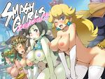  4boys 4girls areolae ass ass_grab bent_over black_hair blonde_hair blush boris_(noborhys) bouncing_breasts breasts brown_hair captain_falcon crown doubutsu_no_mori earrings eyes_closed f-zero goddess green_hair group_sex jewelry kid_icarus large_breasts leaning_forward link long_hair looking_at_viewer mario_(series) moaning multiple_boys multiple_girls nintendo nipples one_eye_closed open_mouth orgy palutena princess princess_peach princess_zelda sex super_mario_bros. super_smash_bros. sweat sweatrn text the_legend_of_zelda thighhighs villager_(doubutsu_no_mori) wii_fit wii_fit_trainer wince 