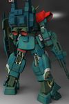  3d blue_destiny_02 gun gundam gundam_side_story:_the_blue_destiny mecha shield weapon 