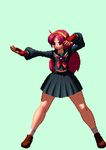  animated animated_gif asamiya_athena athena gif king_of_fighters king_of_fighters_xii long_hair school_uniform snk 