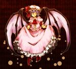  bad_id bad_pixiv_id bat_wings hat kikuseki purple_hair remilia_scarlet short_hair solo touhou wings 