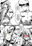  2girls admiral_(kantai_collection) comic english eyepatch green_eyes kantai_collection kiso_(kantai_collection) multiple_girls norman_maggot short_hair tenryuu_(kantai_collection) 