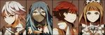  1girl 3girls aqua_(fire_emblem_if) blue_hair felicia_(fire_emblem_if) fire_emblem fire_emblem_if hinoka_(fire_emblem_if) long_hair maid multiple_girls my_unit_(fire_emblem_if) nintendo red_eyes red_hair short_hair white_hair yellow_eyes 