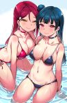  bikini cleavage love_live!_sunshine!! sakurauchi_riko swimsuits tem10 tsushima_yoshiko wet 