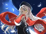  bad_id bad_pixiv_id caren_hortensia fate/hollow_ataraxia fate_(series) grey_hair hat long_hair moriz scarf shroud_of_magdalene silver_hair solo white_hair yellow_eyes 