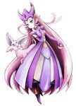  aqua_eyes bad_id bad_pixiv_id crossover elbow_gloves espeon forked_tail gen_2_pokemon gloves gz_(gzxd) inazuma_eleven_(series) inazuma_eleven_go inazuma_eleven_go_galaxy long_hair open_mouth pointy_ears poke_ball pokemon pokemon_(creature) purple_eyes purple_gloves purple_hair raraya_obiesu simple_background tail very_long_hair white_background 