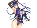  blue_eyes blue_hair breasts large_breasts misao_~injoku_ninpouden~ nobushito_kuro taimanin_asagi_battle_arena yukishiro_misao 