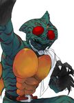  anonymous_a bad_id bad_pixiv_id belt claws gloves kamen_rider kamen_rider_amazon kamen_rider_amazon_(series) male_focus monster scarf solo 