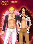  2boys blonde_hair brothers donquixote_doflamingo donquixote_pirates donquixote_rocinante family heart_print male_focus multiple_boys one_piece siblings sunglasses 