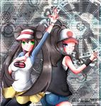  bad_id bad_pixiv_id mei_(pokemon) multiple_girls pantyhose pokemon pokemon_(game) pokemon_bw pokemon_bw2 sana_hamada touko_(pokemon) 