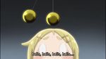  1girl animated animated_gif blonde_hair blush denki-gai_no_hon&#039;ya-san denki-gai_no_hon'ya-san hair_ornament hairclip hiotan long_hair scared solo subtitled 
