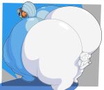 2023 absurd_res ambiguous_gender anthro avian big_butt biped bird butt cyandrive98 digital_media_(artwork) duo generation_3_pokemon hi_res huge_butt huge_thighs hyper hyper_butt hyper_hips hyper_thighs loop_(cyandrive98) mudkip neuro_(character) nintendo nude pokemon pokemon_(species) simple_background thick_thighs wide_hips