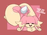 anthro audino big_breasts big_butt breasts butt female generation_5_pokemon hi_res nintendo pokemon pokemon_(species) samirachuni smile