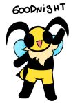 antennae_(anatomy) anthro arthropod bee bug_fables drnotafurry female flat_colors fur hymenopteran insect moonsprout_games simple_background smaller_resolution smile solo vi_(bug_fables) wings