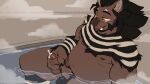 16:9 2023 animated anthro areola barazoku bathtub belly blep bodily_fluids brown_body brown_eyes brown_fur brown_hair brown_penis eenocs erection fan_character fangs felid final_fantasy final_fantasy_xiv foreskin frame_by_frame fur genital_fluids genitals hair half-closed_eyes happy hi_res hrothgar humanoid_genitalia humanoid_penis inside leaking_precum looking_down looking_pleasured loop male mammal masturbation musclegut muscular muscular_anthro muscular_male narrowed_eyes nipples penile penile_masturbation penis precum pubes short_playtime sitting slightly_chubby slightly_chubby_anthro slightly_chubby_male smile solo square_enix steam stripes teeth tongue tongue_out water white_stripes widescreen