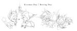 &lt;3 2015 anthro bat blowing_kiss boxing_day canid canine christmas comet_(silverfox5213) comic duo english_text eyes_closed fox fur greyscale hair holidays kerchief male mammal membrane_(anatomy) membranous_wings mistletoe monochrome neckerchief nude plant punching_face red_fox scared silverfox5213 silverfox5213_(character) star_(shape) text true_fox winged_arms wings