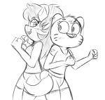  anthro cartoon_network clothed clothing domestic_cat duo felid feline felis female mammal mrs._katswell nickelodeon nicole_watterson sonic3 t.u.f.f._puppy the_amazing_world_of_gumball young 