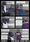 absurd_res anthro bandanna comic dialogue duo hi_res kerchief male male/male nintendo ollieotty panther_caroso science_fiction speech_bubble star_fox wolf_o&#039;donnell