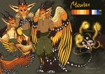  absurd_res anthro arthropod butterfly clothed clothing digital_media_(artwork) dragon fur hi_res horn insect lepidopteran male mythological_creature mythological_scalie mythology open_mouth pawpads paws rinkamo scalie signature simple_background smile solo spots tail wings wolfennecus(world) 