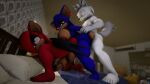 3d_(artwork) adam_(juicyducksfm) anal anal_penetration anthro balls bat bedroom bedroom_sex big_breasts big_penis blue_body blue_skin breasts canid canine canis city city_background digital_media_(artwork) eyelashes fan_character fur genitals group group_sex hair hand_on_penis herm hi_res intersex intersex/male juicyducksfm long_hair male mammal masturbation muscular muscular_male nude penetration penis red_body red_skin sega sex sonic_the_hedgehog_(series) source_filmmaker threesome trio valencia_the_bat valentina_the_bat white_body white_fur wolf zoothen
