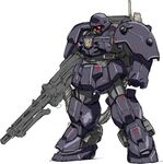  den'an_zon gun gundam gundam_f91 jin_roh machine_gun mecha mechanization mg42 nezunezu no_humans protect-gear weapon 