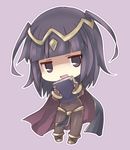  bad_id bad_pixiv_id black_hair bodysuit book cape chibi fire_emblem fire_emblem:_kakusei long_hair solo teu_(navy) tharja 