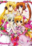  absurdres asteion einhart_stratos fate_testarossa fujima_takuya highres huge_filesize lyrical_nanoha mahou_shoujo_lyrical_nanoha_vivid multiple_girls sacred_heart scan side_ponytail takamachi_nanoha vivio 