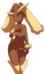  2014 alpha_channel balls black_sclera brown_fur erection floppy_ears front_view fur girly glans humanoid_penis long_ears looking_away lopunny male mammal munks nintendo penis plain_background pok&eacute;mon red_eyes solo standing transparent_background uncut video_games wide_hips 