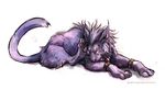  2015 druid elf eyes_closed feline feral fur kenket licking_self lion magic_user male mammal night_elf pawpads paws plain_background portrait purple_fur resting solo tribal_spellcaster video_games warcraft white_background world_of_warcraft 