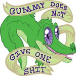  alligator english_text feral friendship_is_magic gummy_(mlp) male my_little_pony profanity purple_eyes reptile scalie sofas-and-quills_(artist) solo text 