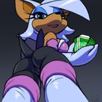  anthro bat breasts butt camel_toe clothed clothing female hair looking_at_viewer mammal rouge_the_bat sega solo sonic_(series) video_games wings xylas 