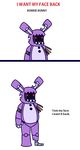  ambiguous_gender animatronic anthro bonnie_(fnaf) comic five_nights_at_freddy&#039;s five_nights_at_freddy&#039;s_2 lagomorph machine mammal mechanical open_mouth plain_background rabbit robot solo teeth white_background 