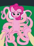  absurd_res badumsquish bedroom_eyes blue_eyes blush cephalopod clitoris duo equine female feral first_person_view friendship_is_magic fur hair hi_res horse hybrid long_hair looking_at_viewer lying mammal marine my_little_pony octopus on_back pillow pink_fur pink_hair pinkie_pie_(mlp) pony presenting pussy smile solo_focus tentacles 
