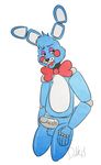  animatronic anthro balls blue_fur five_nights_at_freddy&#039;s five_nights_at_freddy&#039;s_2 fur lagomorph machine male mammal mechanical metal penis pukeytwink rabbit robot solo toy_bonnie_(fnaf) 