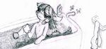  apple_bloom_(mlp) bath blush cub derpsickle disembodied_hand duo earth_pony equine female friendship_is_magic horse human mammal my_little_pony pony sketch solo_focus water young 