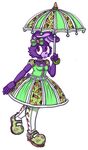  animatronic anthro bonnie_(fnaf) bow carrot dress female five_nights_at_freddy&#039;s lagomorph machine mammal mechanical parasol rabbit robot snaxattacks solo 