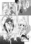  anthro breasts canine caprine comic fellatio female goat hair kemono licking long_hair male mammal nipples oral pussy sex shirokoma short_hair text tongue tongue_out translated wolf 