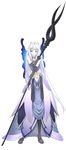  absurdres alissa_(spectral_force_genesis) boots butterfly_wings colored_eyelashes elbow_gloves eyelashes fairy full_body gloves highres hirano_katsuyuki official_art simple_background solo spectral_(series) spectral_force_genesis staff standing white_background white_hair wings 