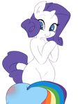 animated anthro anthrofied blue_eyes blue_fur blue_hair butt duo equine female friendship_is_magic fur hair hooves horse mammal multicolored_hair my_little_pony plain_background pony presenting presenting_hindquarters rainbow_dash_(mlp) rainbow_hair rarity_(mlp) white_background white_fur zoarity 