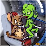  alien boots breasts duo female gloves green_skin hentai_boy jerry jerry_mouse lips male mammal martian mouse nude outer_space peep penis pussy rodent spacecraft straight tentacle_hair tom_and_jerry tom_and_jerry:_blast_off_to_mars 