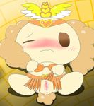  &lt;3 blush brown_fur canine chiffon cinnamoroll cocker_spaniel cute dog female fluffy_fluffy_cinnamoroll fur japanese long_ears mammal one_eye_closed presenting pussy sanrio solo unknown_artist wet wink yellow_fur 