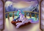  2015 doll equine female feral friendship_is_magic horn looking_at_viewer mammal my_little_pony nightmare_moon_(mlp) princess_celestia_(mlp) smile solo theflankbank winged_unicorn wings 
