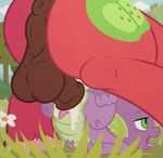  age_difference anal anal_penetration animal_genitalia anus backsack balls big_dom_small_sub big_macintosh_(mlp) cartoon cub cum cum_inflation dragon duo equine excessive_cum friendship_is_magic gay genital_slit green_eyes horse horsecock inflation male mammal my_little_pony penetration penis perineum puffy_anus ridiculous_fit scalie size_difference slit solo_focus spike_(mlp) tongue tongue_out tygre_(artist) young 
