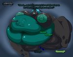  2015 absurd_res anthro anthrofied areola big_breasts breasts cartoon changeling da_goddamn_batguy dialogue english_text female friendship_is_magic group hair half-closed_eyes hi_res horn huge_breasts hyper hyper_belly insertion morbidly_obese my_little_pony nipples nude overweight penetration queen_chrysalis_(mlp) solo_focus text vore weight_gain 