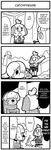  4koma animal_crossing baseball_bat bkub canine chair comic dog english_text female humor isabelle_(animal_crossing) male mammal nintendo smile sweat text torture translated video_games whip 