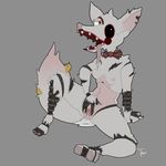  animatronic anthro blush bow_tie breasts canine cum digital_media_(artwork) drooling female five_nights_at_freddy&#039;s_2 fluffy fox hindpaw machine mammal mangle_(fnaf) mechanical nipples paws pussy robot saliva solo spread_pussy spreading tivo tongue 